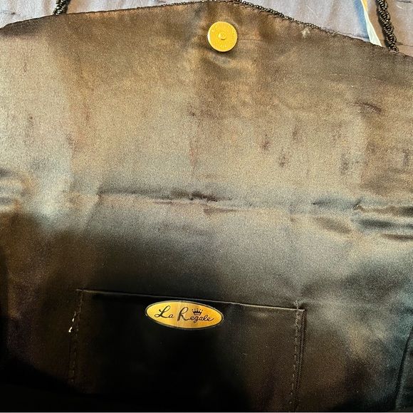 La Regale vintage black beaded evening bag - Picture 8 of 10